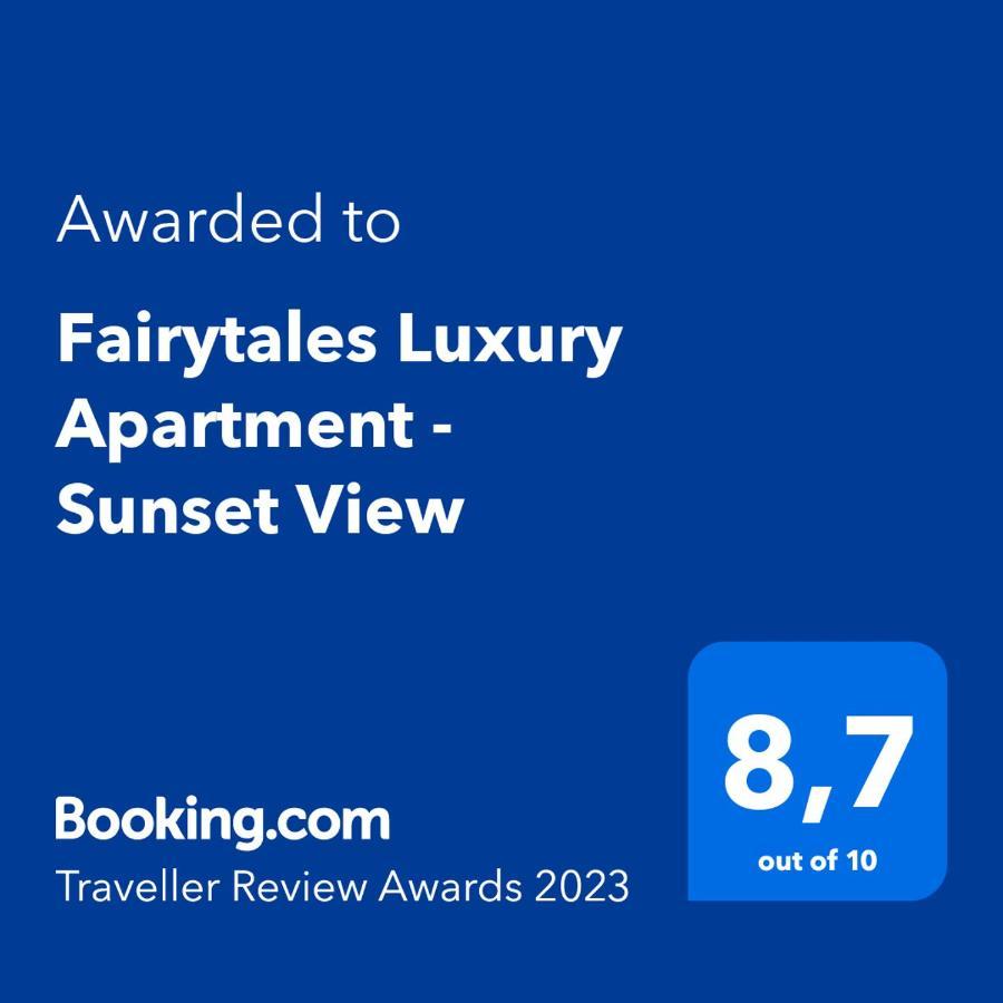 Fairytales Luxury Apartment - Sunset View Viros Ngoại thất bức ảnh