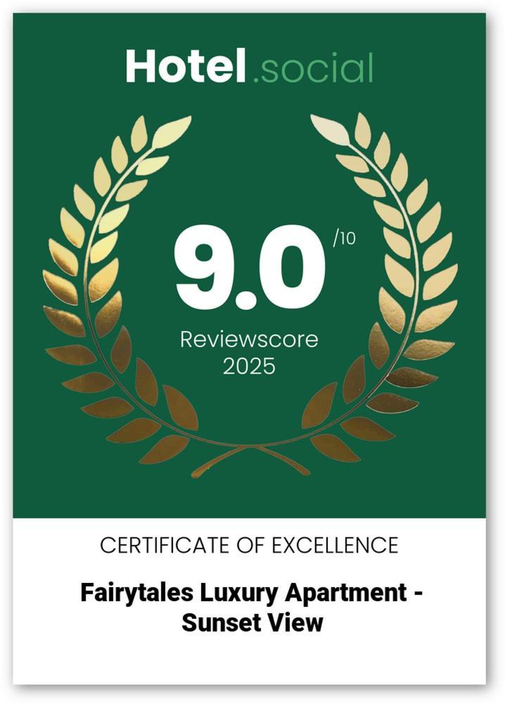 Fairytales Luxury Apartment - Sunset View Viros Ngoại thất bức ảnh